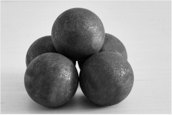1 pulgada forjada manganeso alto de la bola de acero de 1,5 pulgadas para la planta del cemento