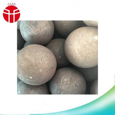 bola de acero de pulido de 60m m 50m m 5 pulgadas para el material de la mina de cobre