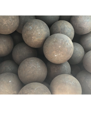 bola de acero de pulido de 60m m 50m m 5 pulgadas para el material de la mina de cobre