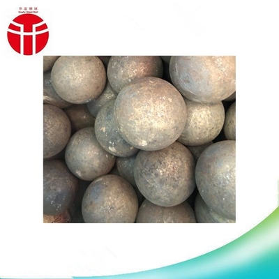 bola de acero de pulido de 60m m 50m m 5 pulgadas para el material de la mina de cobre