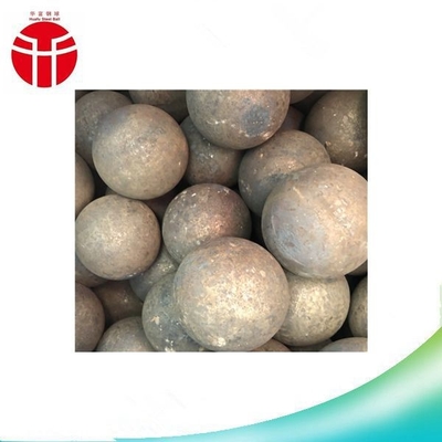 bola de acero de pulido de 60m m 50m m 5 pulgadas para el material de la mina de cobre