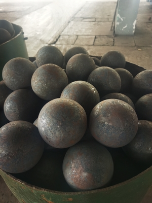 Bolas de pulido forjadas de acero de 1 pulgada - 6 pulgadas Bolas de acero sólidas grandes de 160 mm