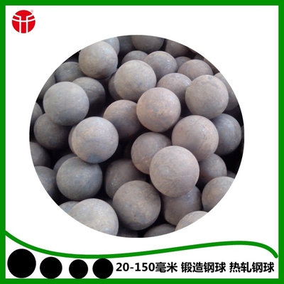 80 mm 100 mm 125 mm bolas de molienda forjadas para molino de bolas mina de oro / mina de cobre