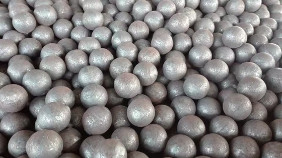 20-150 mm Polishing forged grinding balls HRC55 Valor de impacto ≥12J/Cm2